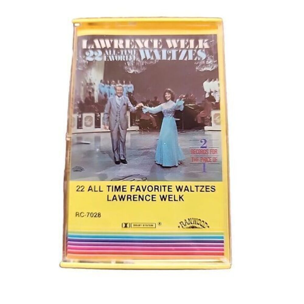 1983 22 ALL-TIME FAVORITE WALTZES - Lawrence‎ Welk - Cassette Tape (RC-7028)